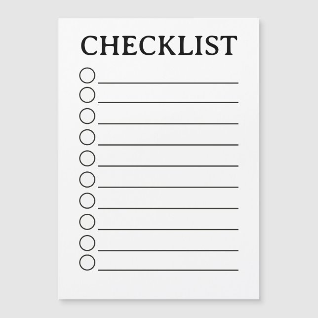 Carte Magnétique Planificateur de routine effaçable à sec pour la m (Devant)