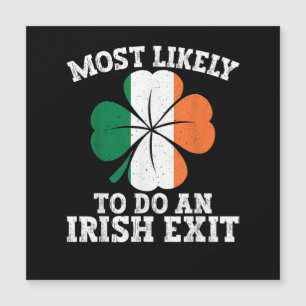 Carte Magnétique Plus susceptible de faire une sortie irlandaise St