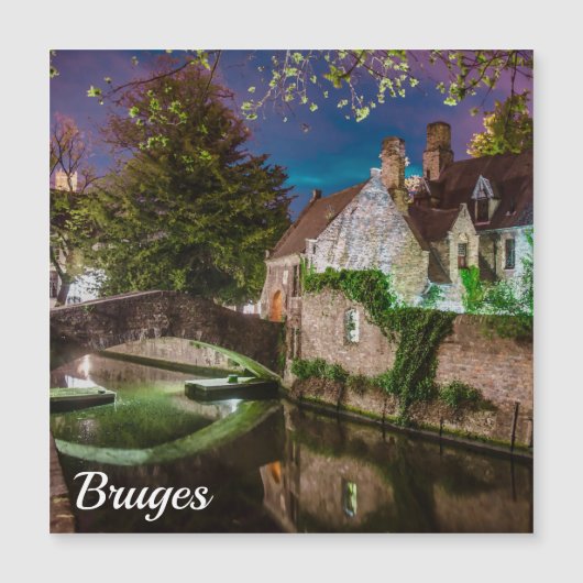Carte Magnétique Pont Bonifacius à Bruges (Devant)