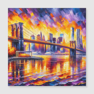 CARTE MAGNÉTIQUE PONT BROOKLYN