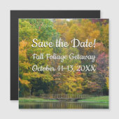 Carte Magnétique Pont de Seven Springs Fall II Paysage d'automne (Devant / Derrière)