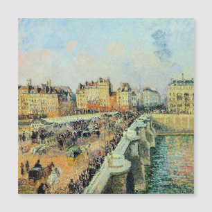 Carte Magnétique Pont Neuf, Après-midi, Sunlight Camille Pissarro