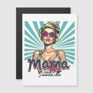 Carte Magnétique Pop Art Retro Personnalisé (7)
