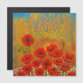 Carte magnétique Poppy (Devant / Derrière)