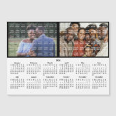 Carte Magnétique Portrait de famille 2024 Calendrier magnétique per (Devant)