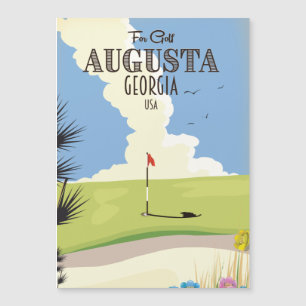 Carte Magnétique Poster de golf Augusta Georgia