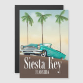 Carte Magnétique Poster de voyage Siesta Key Florida (Devant / Derrière)