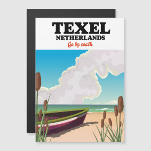 Carte Magnétique poster de voyage Texel Pays-Bas
