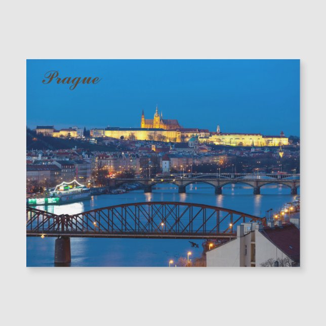 Carte Magnétique Prague, République tchèque (Devant)