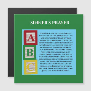 CARTE MAGNÉTIQUE PRIÈRE DES SINNERS