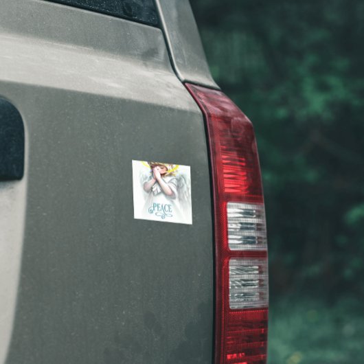 Carte Magnétique Priez pour la Paix Angel Vacances Magnétique