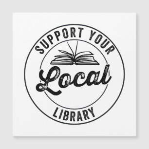 Carte Magnétique Prise en charge de l'aimant de votre bibliothèque