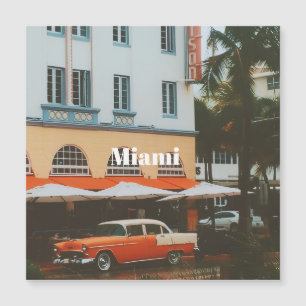 Carte Magnétique Promenade océanique de Miami Souvenir de voyage