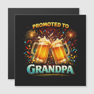 Carte Magnétique Promu au futur grand-père