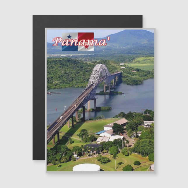 Carte Magnétique Puente De Las Américas - Panama - (Devant / Derrière)