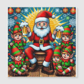 Carte Magnétique Pull de Noël laid (Devant)