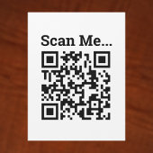 Carte magnétique QR Code Design