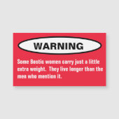 Carte Magnétique Quelques Bosso Caroline du Nord Femmes Aimant frig (Devant)