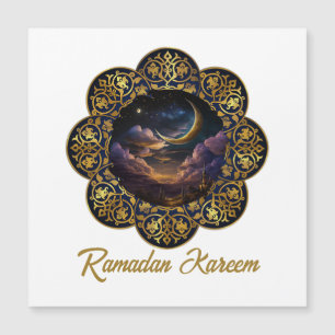 CARTE MAGNÉTIQUE RAMADAN KAREEM MUBARAK 2024 EID MUBARAK