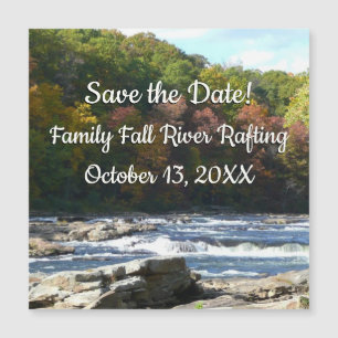 Carte Magnétique Rapides de la rivière Ohiopyle en automne Pennsylv