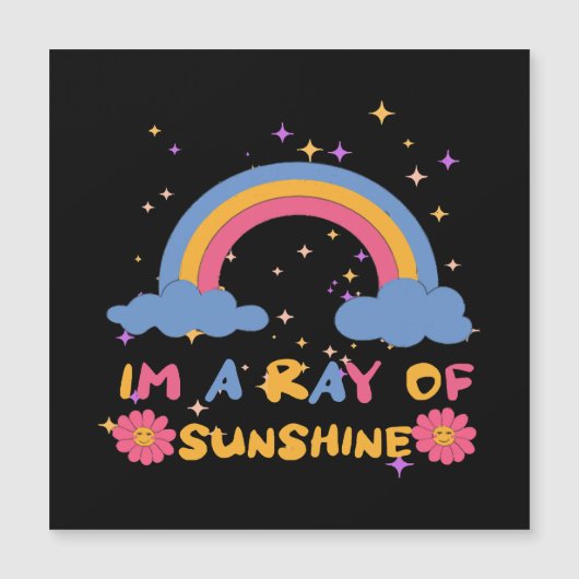 Carte Magnétique Rayon de soleil (Devant)