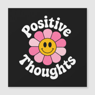 Carte Magnétique Réflexions positives - Floral inspirant