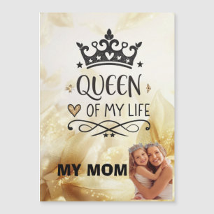 Carte Magnétique Reine Élégante de ma Vie - ma maman
