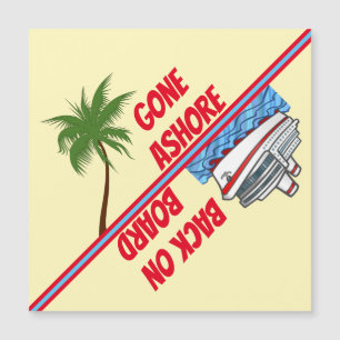 Carte Magnétique Retour À La Côte À Bord Du Marqueur De Porte De St