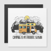 Carte Magnétique Retraite de montagne Campervan (Devant / Derrière)