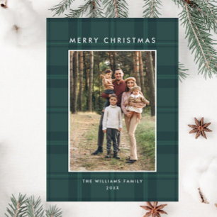 Carte magnétique Retro Minimale Noël Plaqué