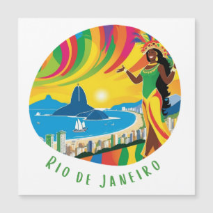 Carte Magnétique Rio de Janeiro La vie dans la ville