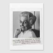 Carte Magnétique Rita Levi-Montalcini cite les femmes dans la scien (Devant)