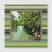 Carte Magnétique Rivière Guadalupe en Gruene, Texas (Devant)