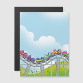 Carte Magnétique Rollercoaster (Devant / Derrière)