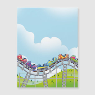 Carte Magnétique Rollercoaster