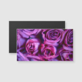 Carte Magnétique Rose (Devant / Derrière)