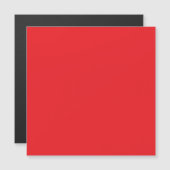 Carte magnétique rouge fine (Devant / Derrière)
