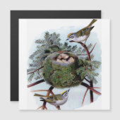 Carte Magnétique royaume à couronne dorée (Devant / Derrière)