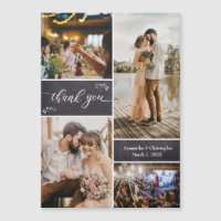 Rustique Mariage Merci photo Collage vertical