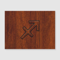 Sagittarius Zodiac Connexion Mahogany Style Brown