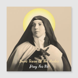 CARTE MAGNÉTIQUE SAINT TERESA DES ANDES