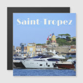 Carte Magnétique Saint-Tropez (Devant / Derrière)