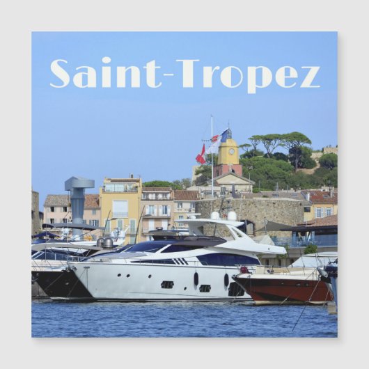 Carte Magnétique Saint-Tropez (Devant)