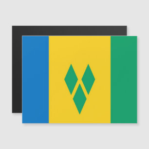 Carte Magnétique Saint-Vincent-et-les Grenadines - Drapeau -