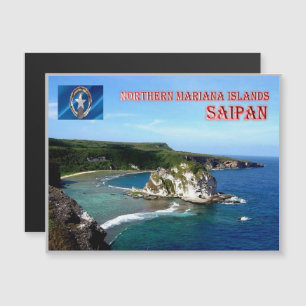 Carte Magnétique Saipan - Îles Mariannes du Nord -