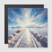 Carte Magnétique Salar de Uyuni, Bolivie (Devant / Derrière)