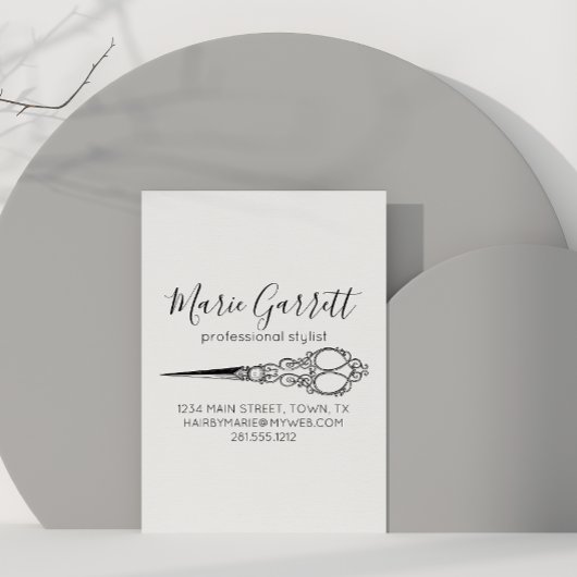 Carte Magnétique Salon de ciseaux vintages magnétique