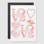 Carte Magnétique San Valentín (Devant / Derrière)