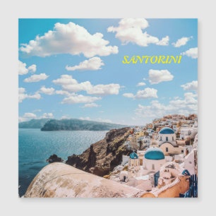 Carte Magnétique Santorin, Grèce Beach House