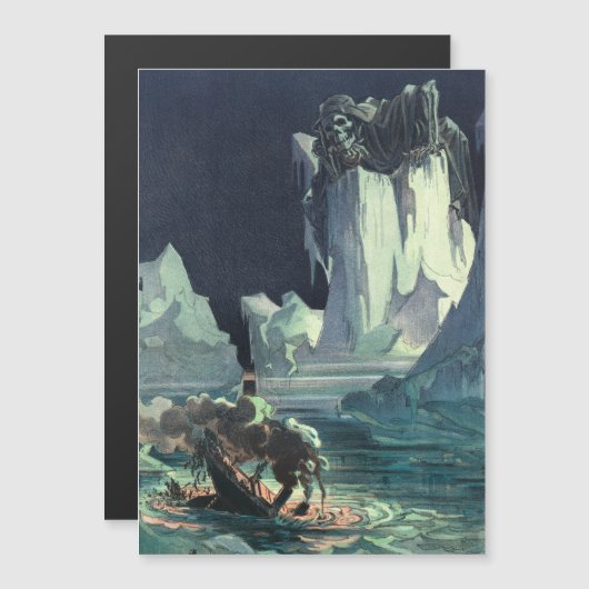Carte Magnétique Sargasso Sea Grim Reaper & Sinking du Titanic (Devant / Derrière)